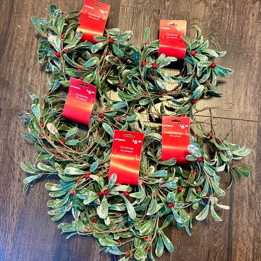 Holiday garland and stems